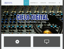 Tablet Screenshot of cielodigital.org